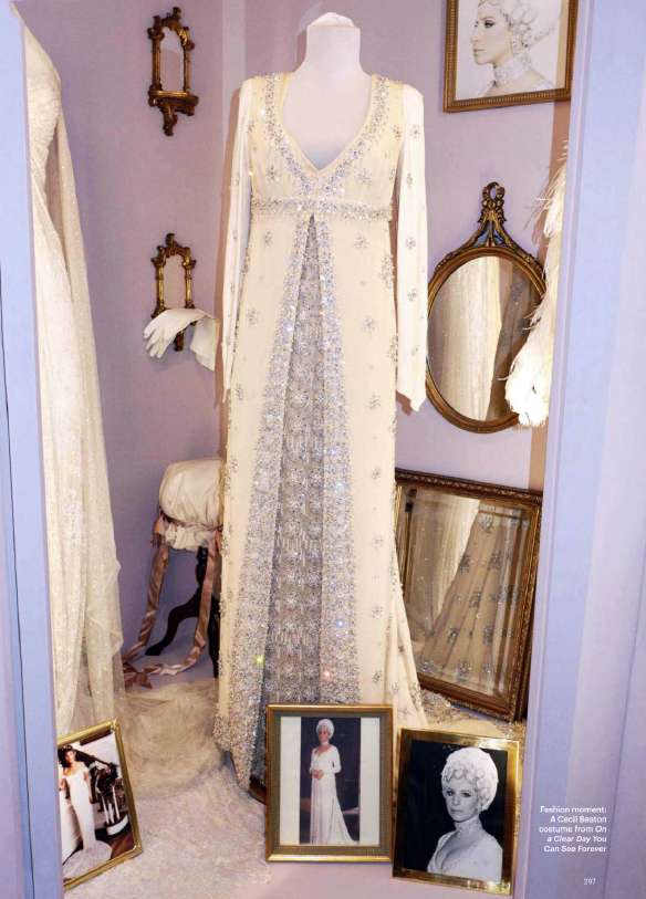 Streisand gown behind glass