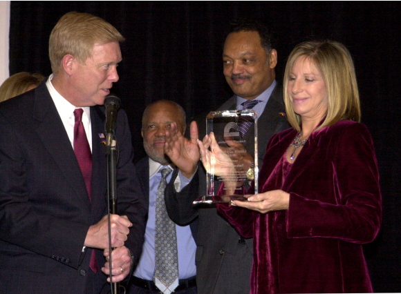 Gephardt, Streisand and award