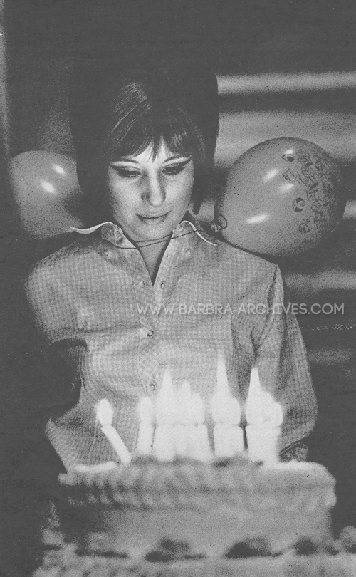 Streisand birthday cake