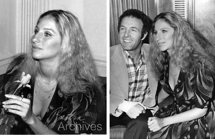 Photo of Caan and Streisand
