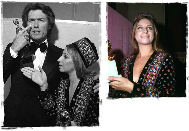 Clint Eastwood and Streisand at Golden Globes