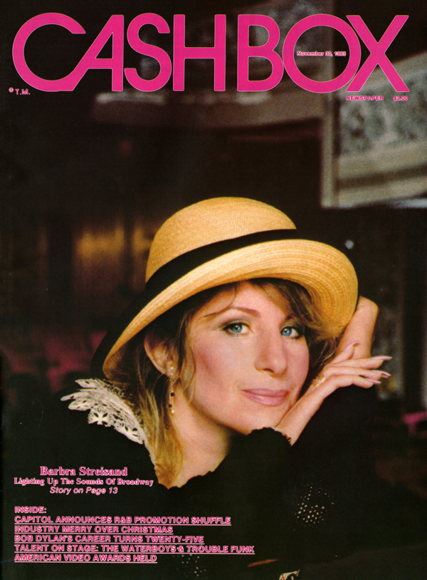 Cover of Cashbox with Barbra Streisand