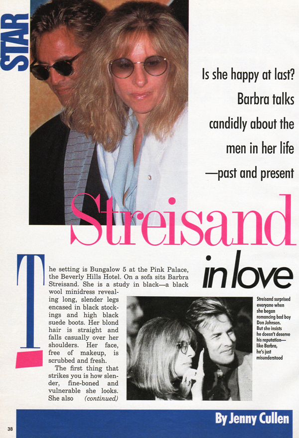 Streisand in love
