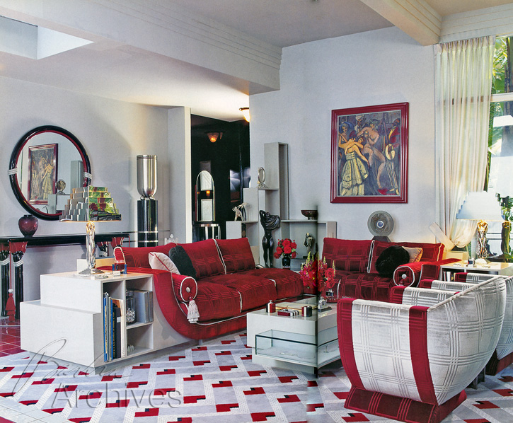 Streisand's living room
