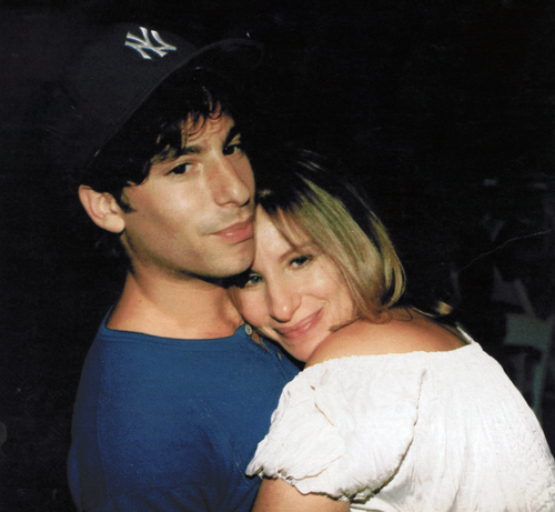 Jason hugs Streisand