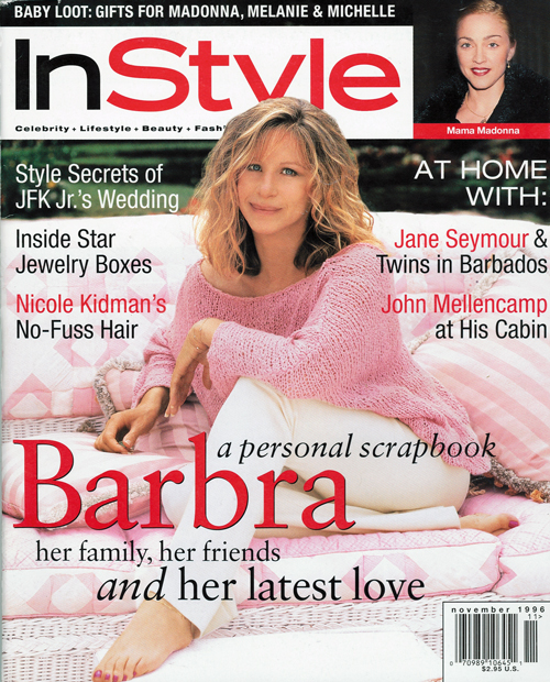 In Style cover with Streisand