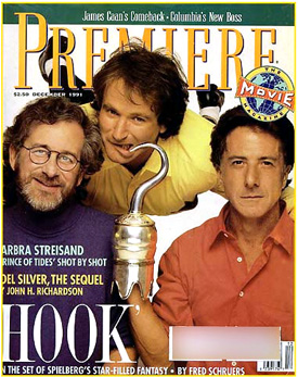 cover of December 1991 Premiere Magazine (with cast of HOOK)