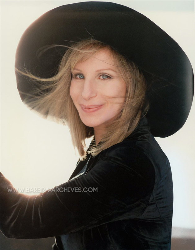 Photo of Streisand in hat by Steven Meisel