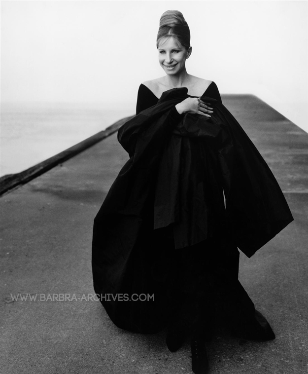 Streisand in gown