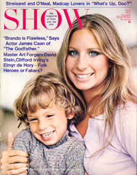 Jason Gould and Barbra on cover of Show Magazine
