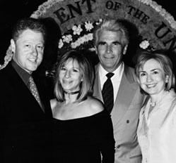 Clintons and Streisand and Brolin